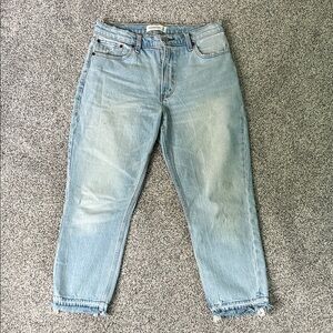 A&F High Rise Mom Jeans